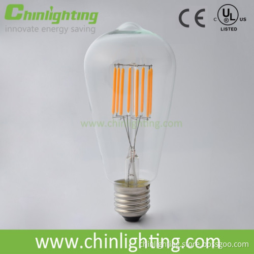 2017 New Design Vintage led bulb ST64 led filament bulb 2W 4W 6W 8W e12 e26 led edison bulb